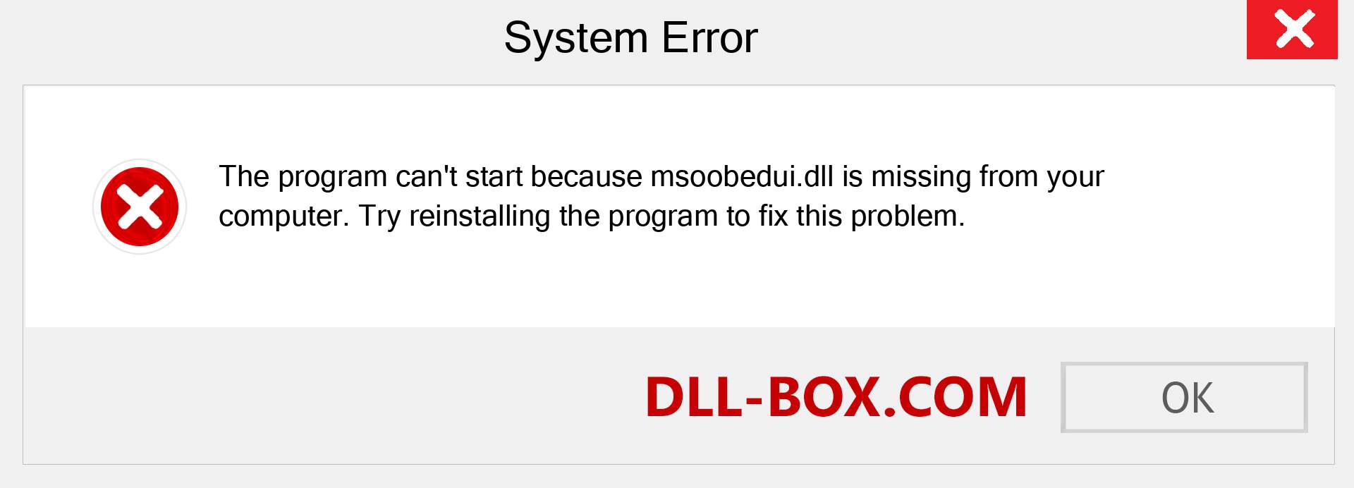  msoobedui.dll file is missing?. Download for Windows 7, 8, 10 - Fix  msoobedui dll Missing Error on Windows, photos, images