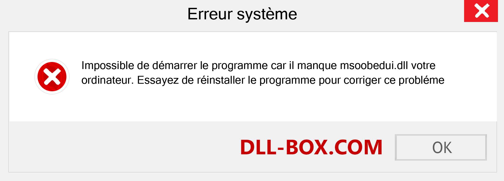 Le fichier msoobedui.dll est manquant ?. Télécharger pour Windows 7, 8, 10 - Correction de l'erreur manquante msoobedui dll sur Windows, photos, images